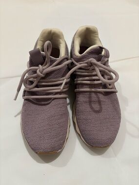 SOREL Lavender Knit Lace-Up Sneakers
